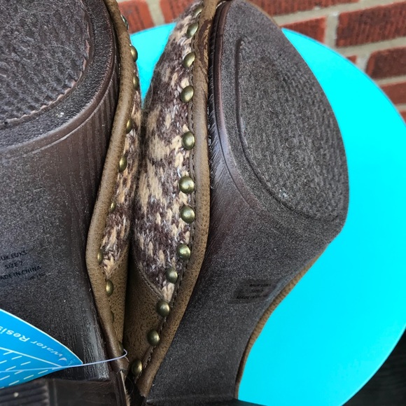 Muk Luks Kameryn Sweater Faux Fur Lined Clogs - Picture 7 of 8